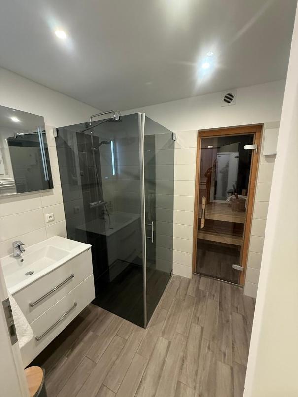 Ein Badezimmer in der Unterkunft Schwimmende Häuser im BALTIC SEA RESORT
