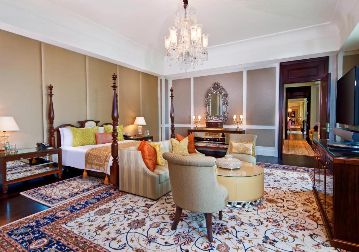Zona de estar de The Leela Palace Chennai