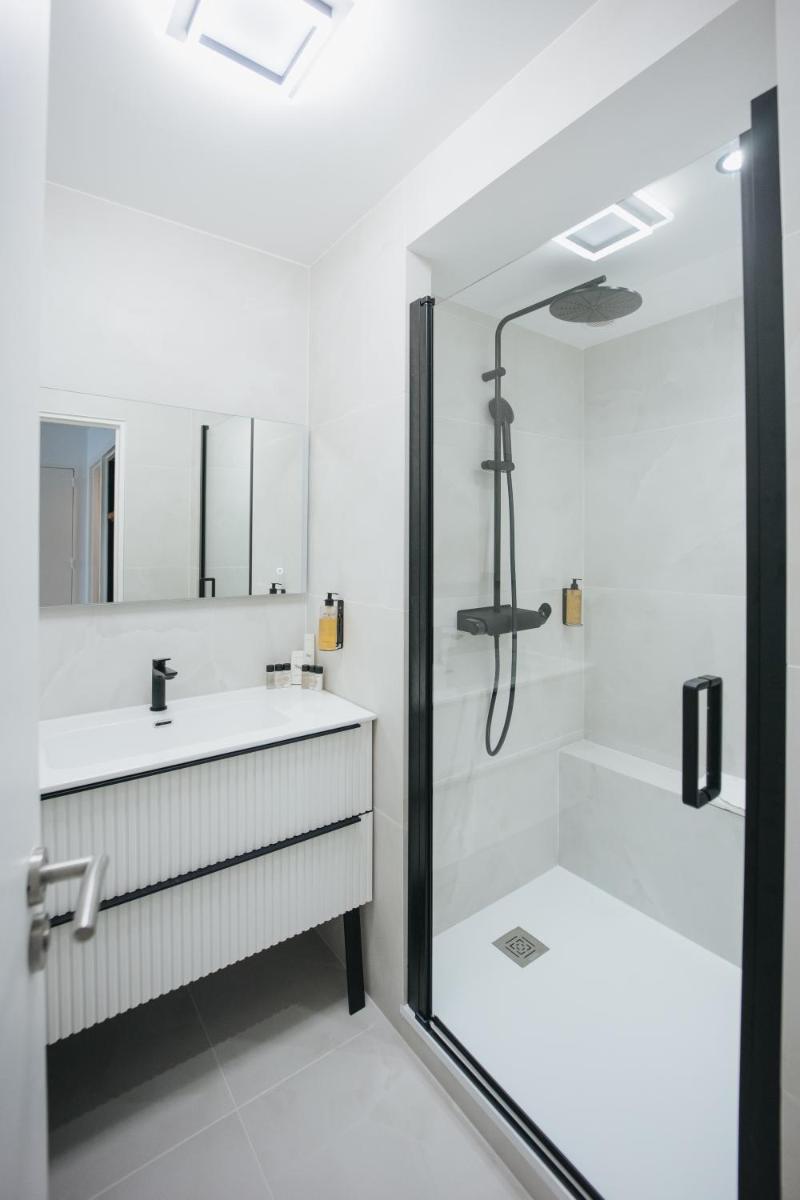 Salle de bains dans l'établissement Le Drip's
