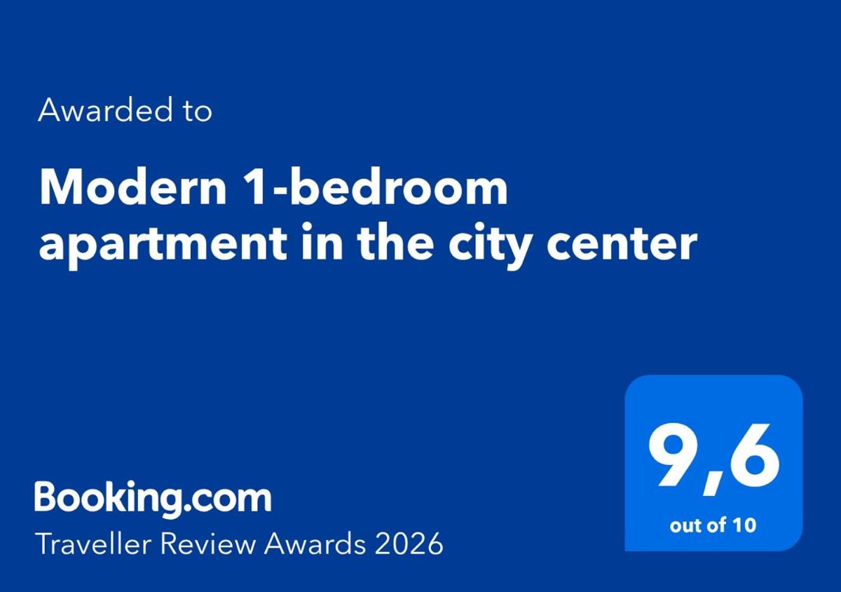 Modern 1-bedroom apartment in the city center - Hizvo