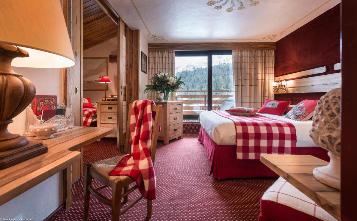 Un ou plusieurs lits dans un hébergement de l'établissement Hôtel Alpen Ruitor