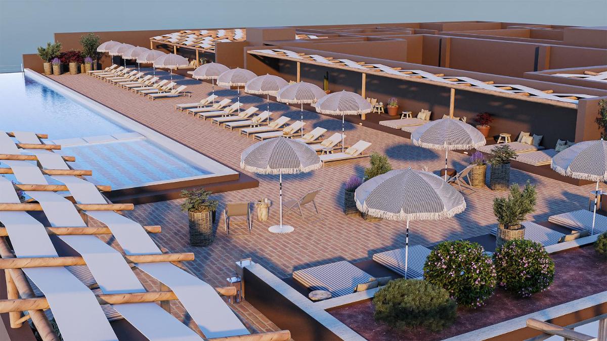 A piscina em ou perto de The Lince Ecorkhotel Évora