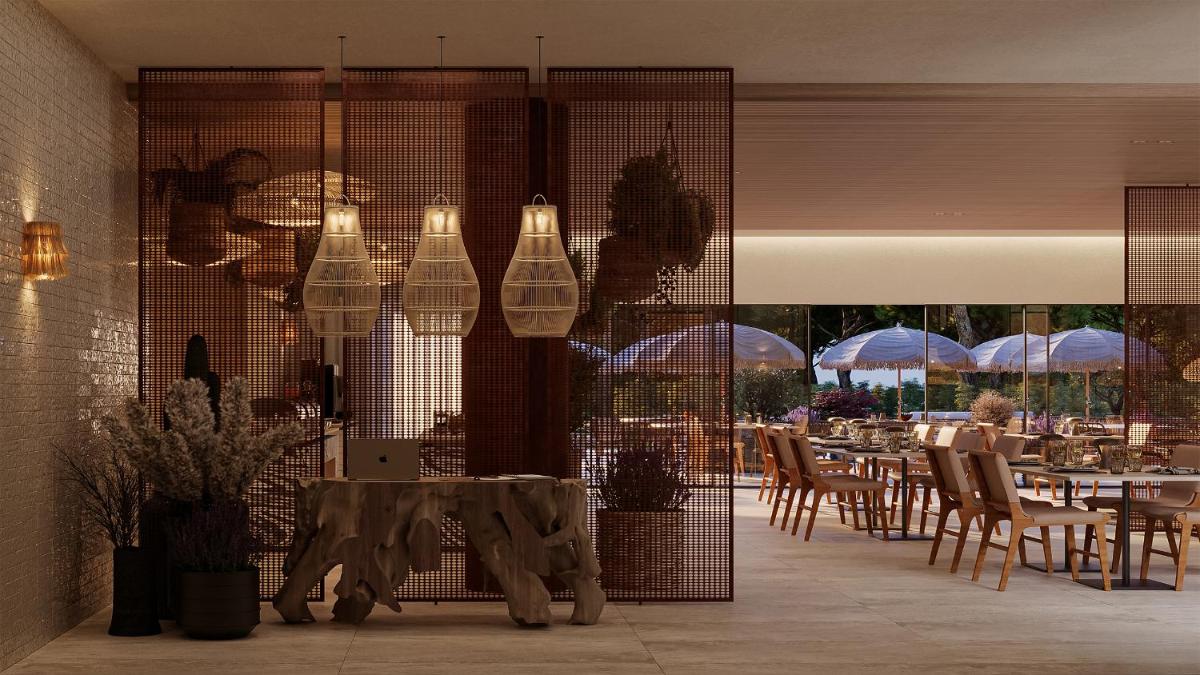 Um restaurante ou outro lugar para comer em The Lince Ecorkhotel Évora