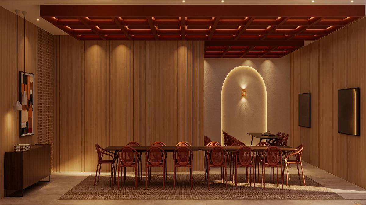 Uma área de estar em The Lince Ecorkhotel Évora