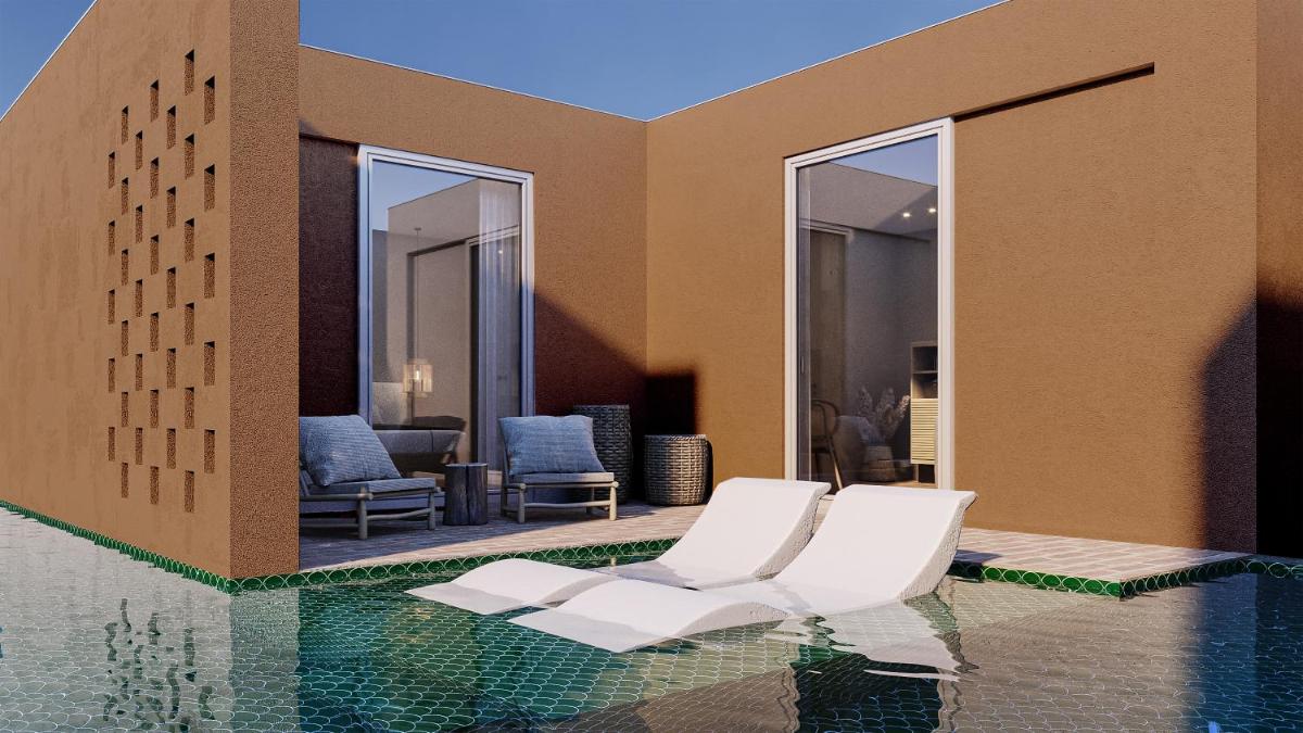 A piscina em ou perto de The Lince Ecorkhotel Évora