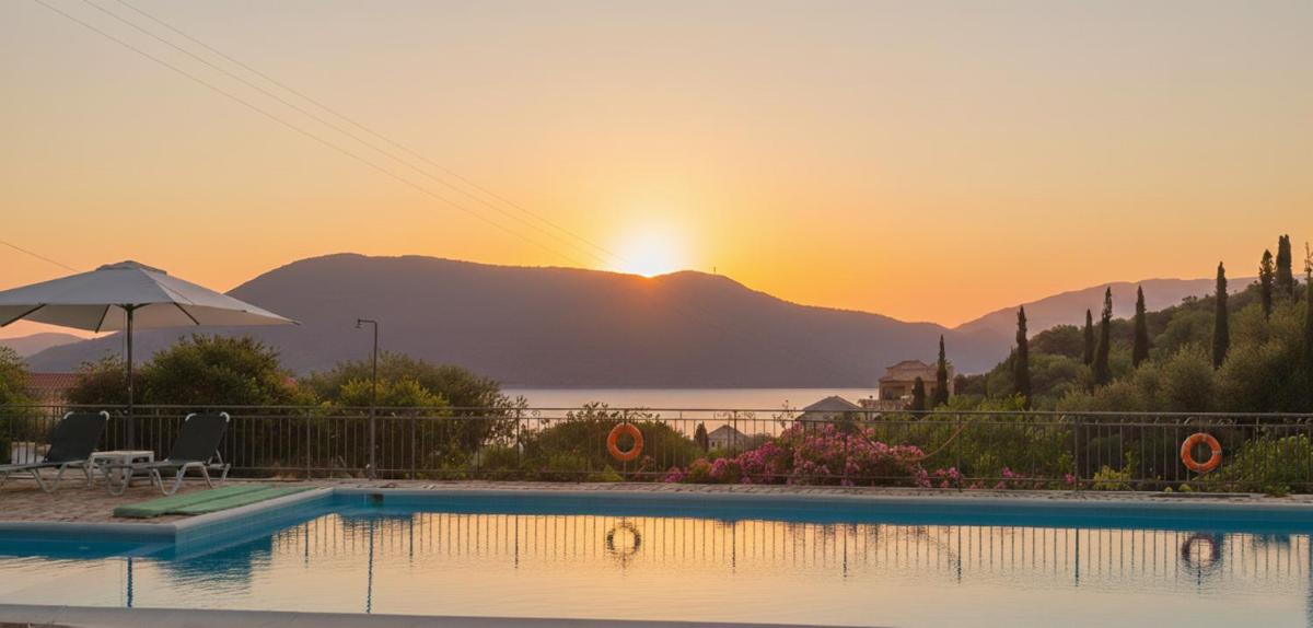KAMINAKIA Apartments - Adults only policy - Sun drenched - Heavenly peaceful - A soothing oasis with a large swimming pool exclusively for guests' use - Sheltered on both sides by an evergreen cypress forest - Stunning sea views from every veranda - Housity