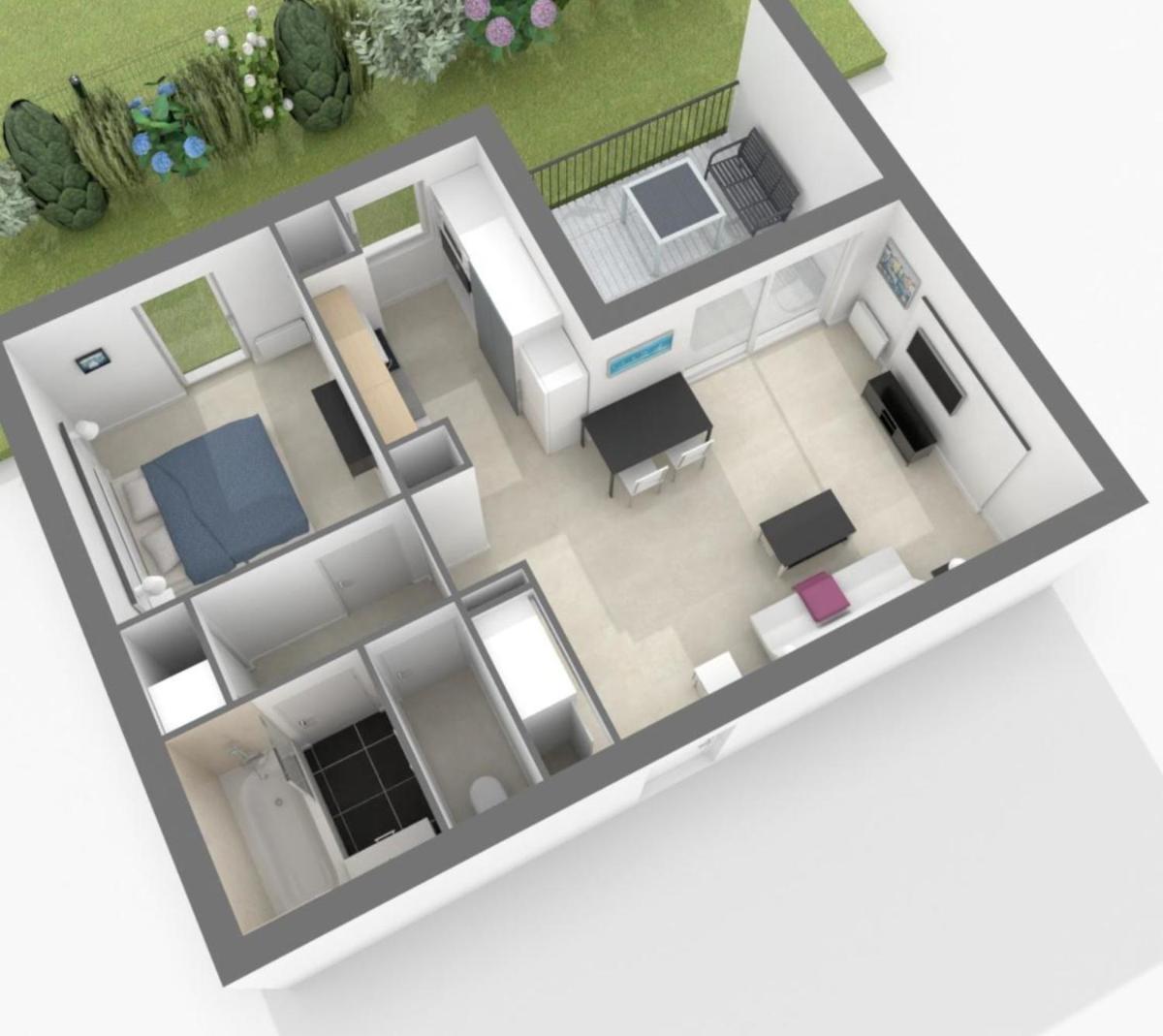 L'Océanide - Appartement avec balcon-terrasse et parking privé - Housity
