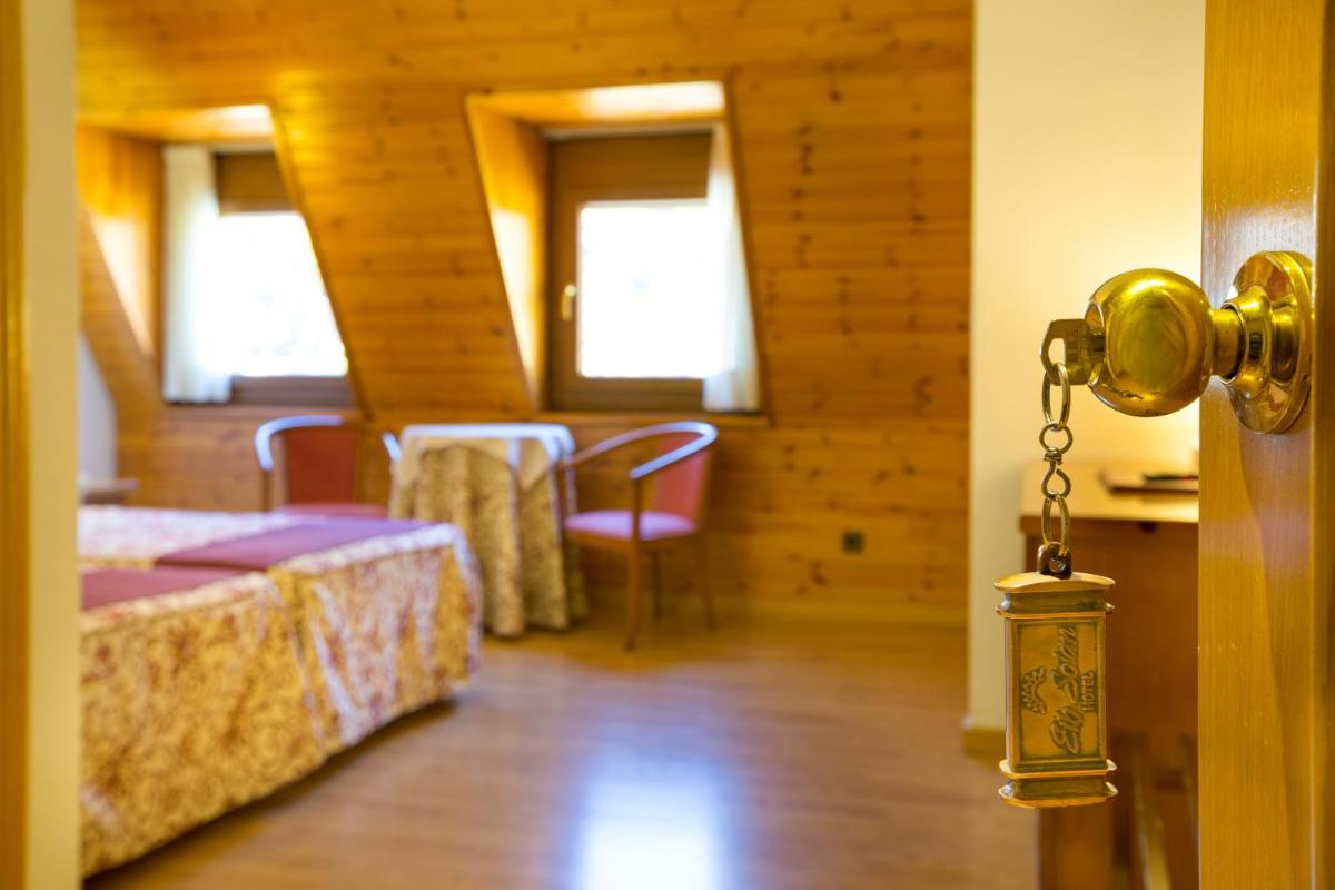 Cama o camas de una habitación en Hotel Eth Solan & SPA