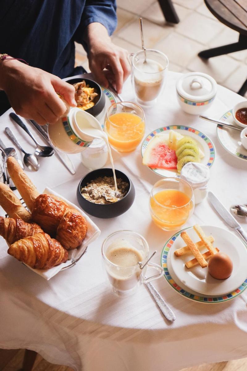 Nourriture dans l'hôtel ou à proximité