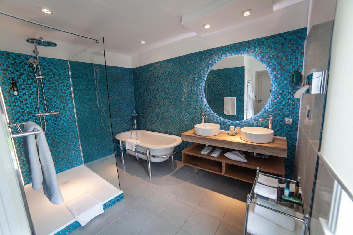 Salle de bains dans l'établissement Le Domaine de Beaulieu