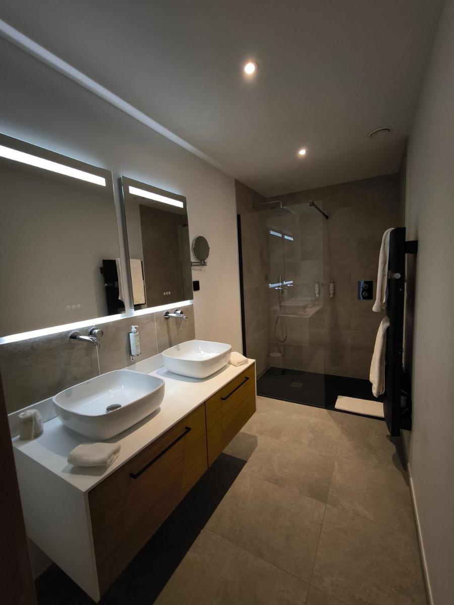 Salle de bains dans l'établissement Le Domaine de Beaulieu