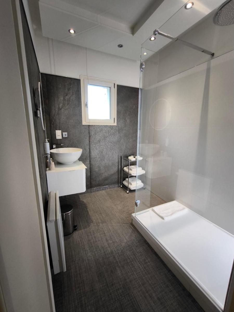 Salle de bains dans l'établissement Le Domaine de Beaulieu