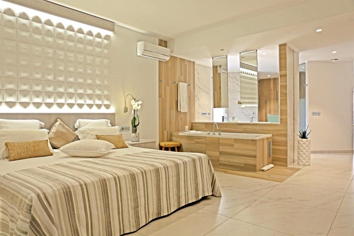 Cama o camas de una habitación en Hotel Vistabella