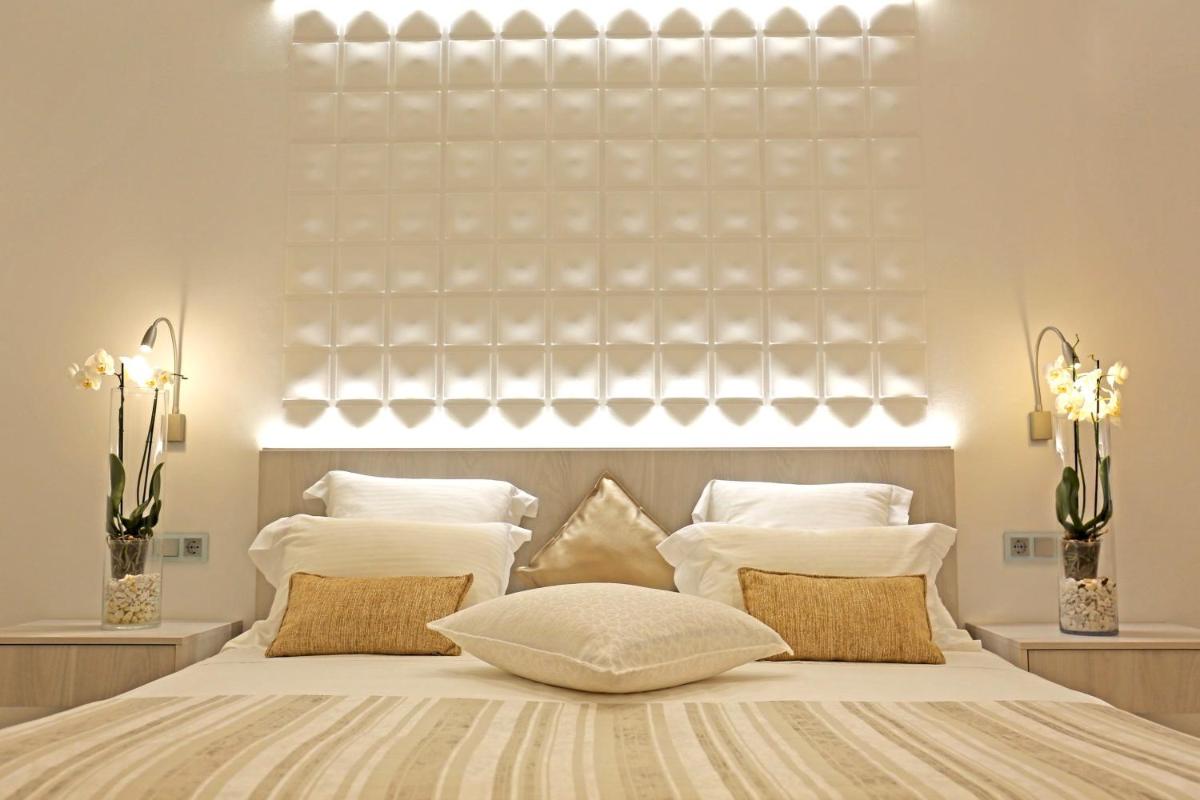 Cama o camas de una habitación en Hotel Vistabella