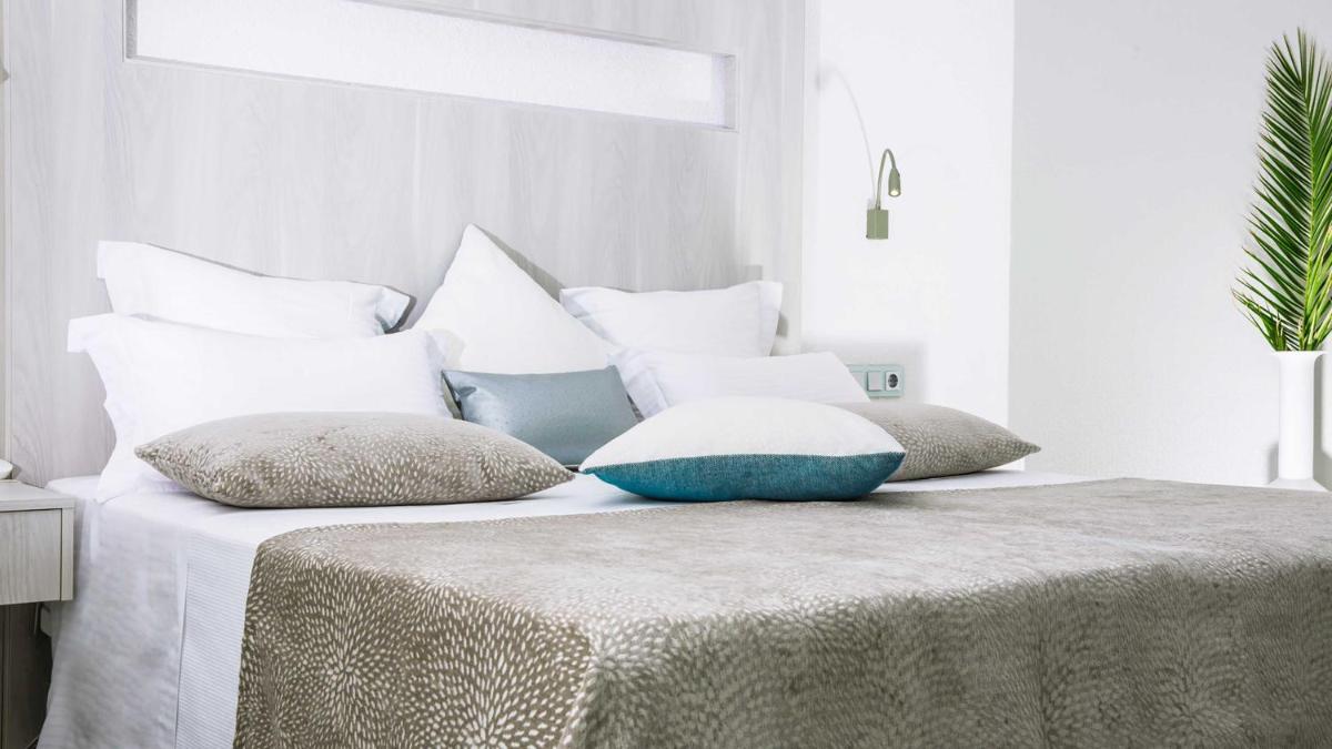 Cama o camas de una habitación en Hotel Vistabella