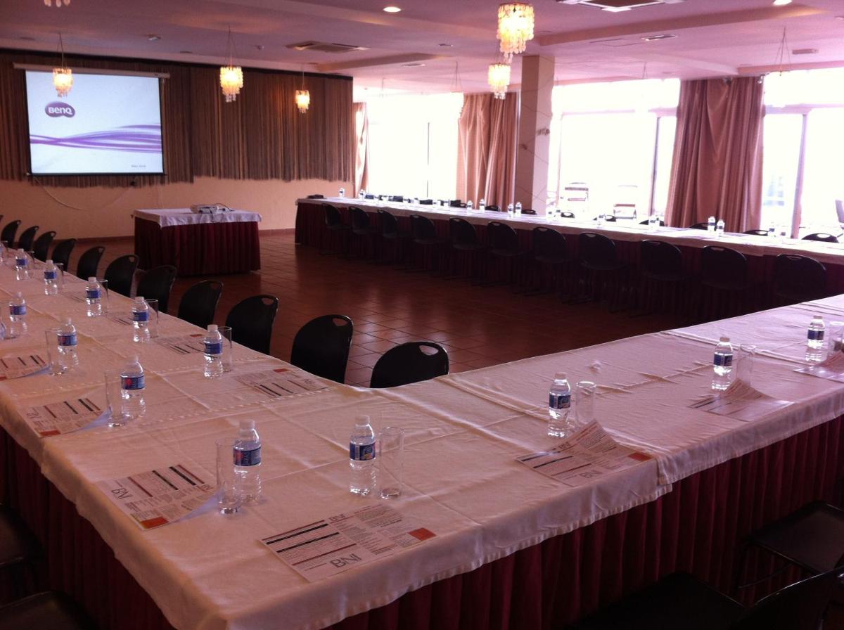 A área empresarial e/ ou a sala de conferências de Hotel Da Montanha