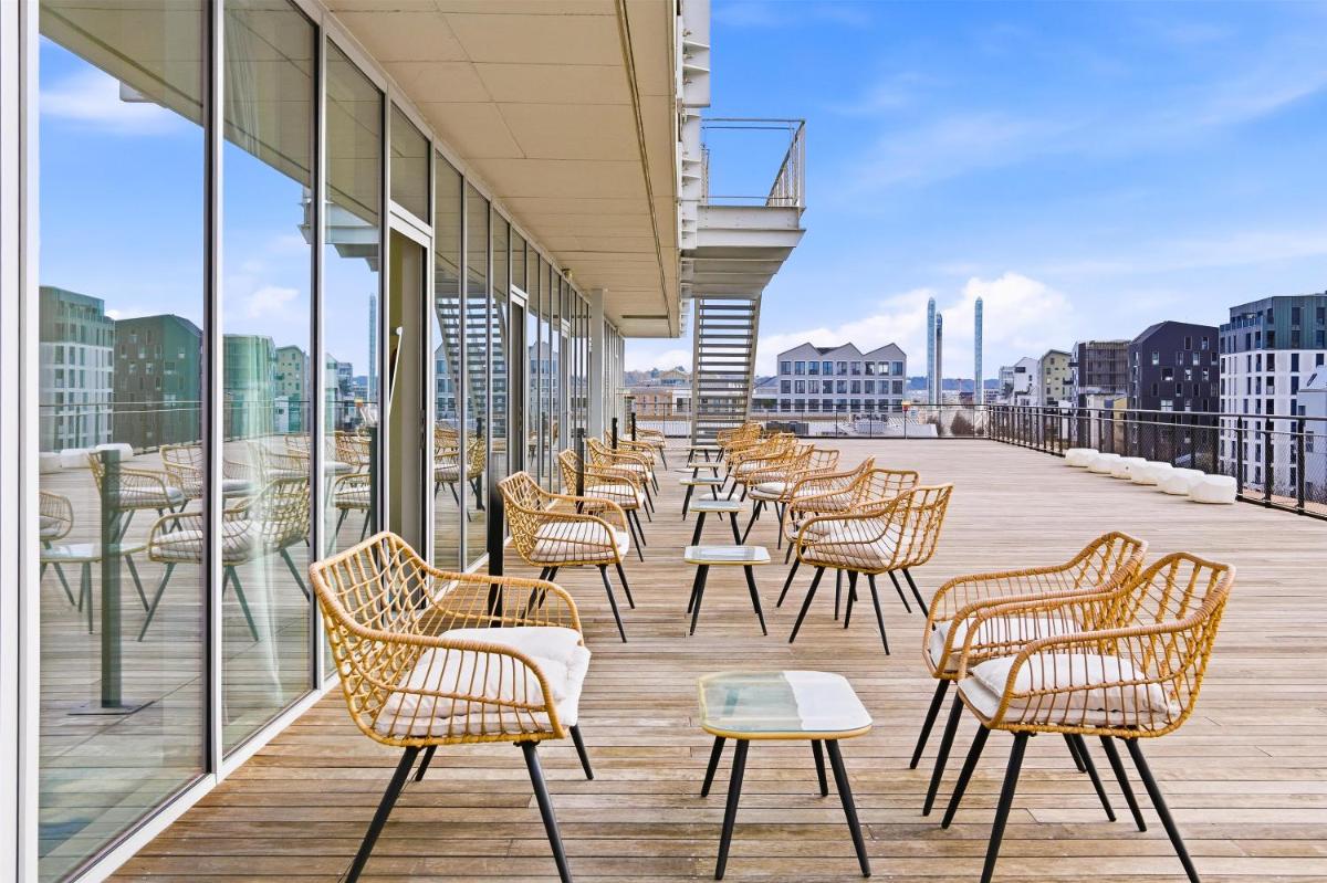 Balcon ou terrasse dans l'établissement Radisson Blu Hotel Bordeaux