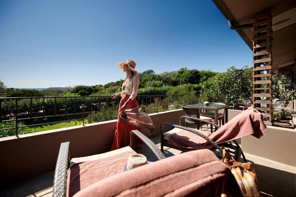 Balcon ou terrasse dans l'établissement U Capu Biancu