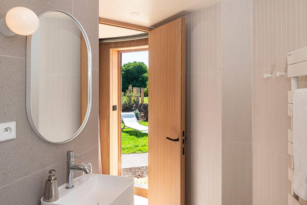 Salle de bains dans l'établissement Château De Massillan