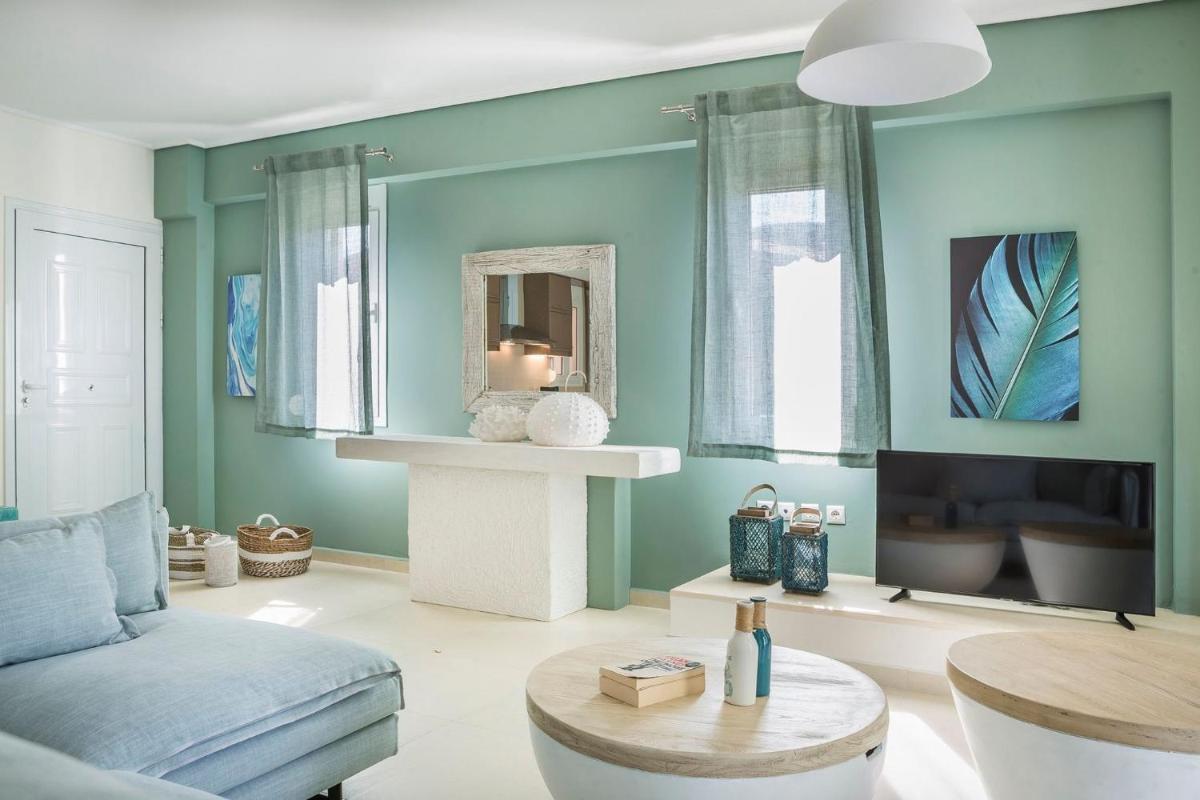 Deluxe Kefalonia Apartment Apartment Ammos 3 Bedroom Pool Sea View Karavomilos - Housity