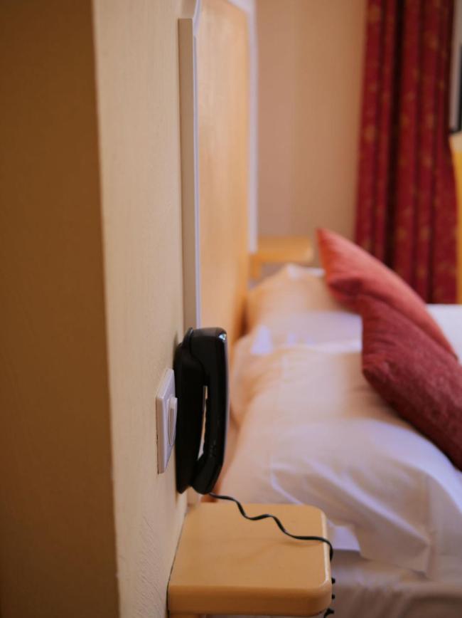 Un ou plusieurs lits dans un hébergement de l'établissement Hôtel U Palazzu & Spa