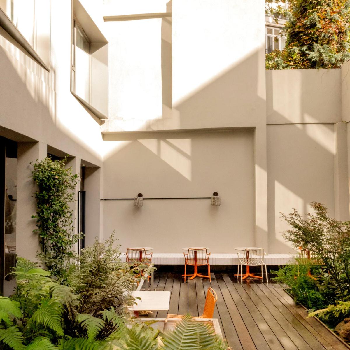 Jardin de l'établissement Hôtel Pilgrim