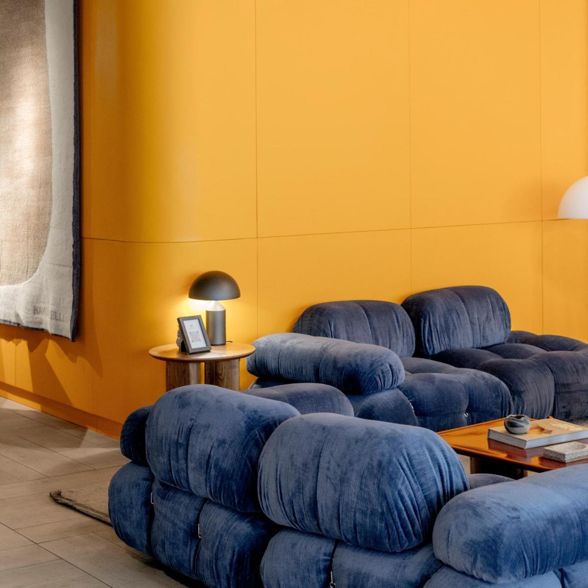 Coin salon dans l'établissement Hôtel Pilgrim