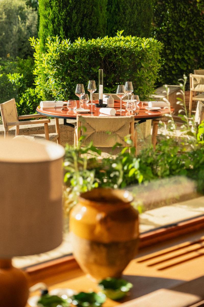 Jardin de l'établissement Capelongue, a Beaumier hotel & Spa