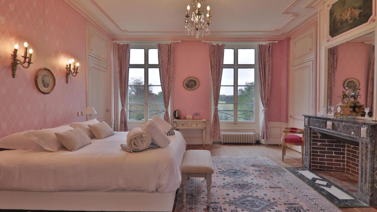 Coin salon dans l'établissement Chateau du boulay morin