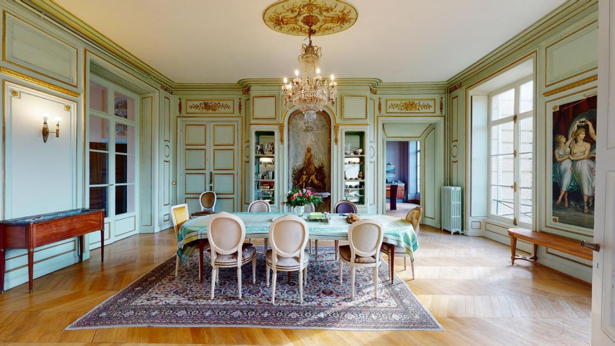 Coin salon dans l'établissement Chateau du boulay morin