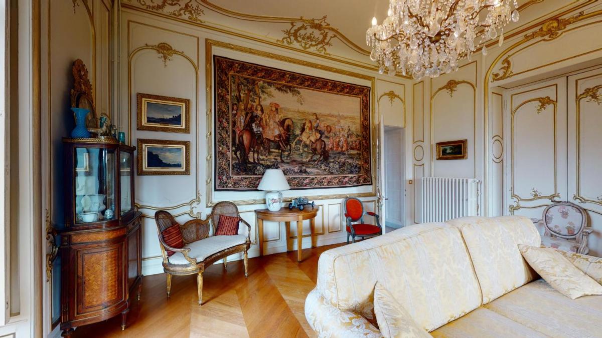Coin salon dans l'établissement Chateau du boulay morin