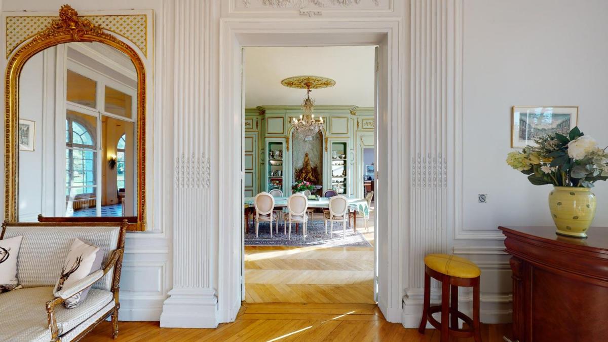 Coin salon dans l'établissement Chateau du boulay morin
