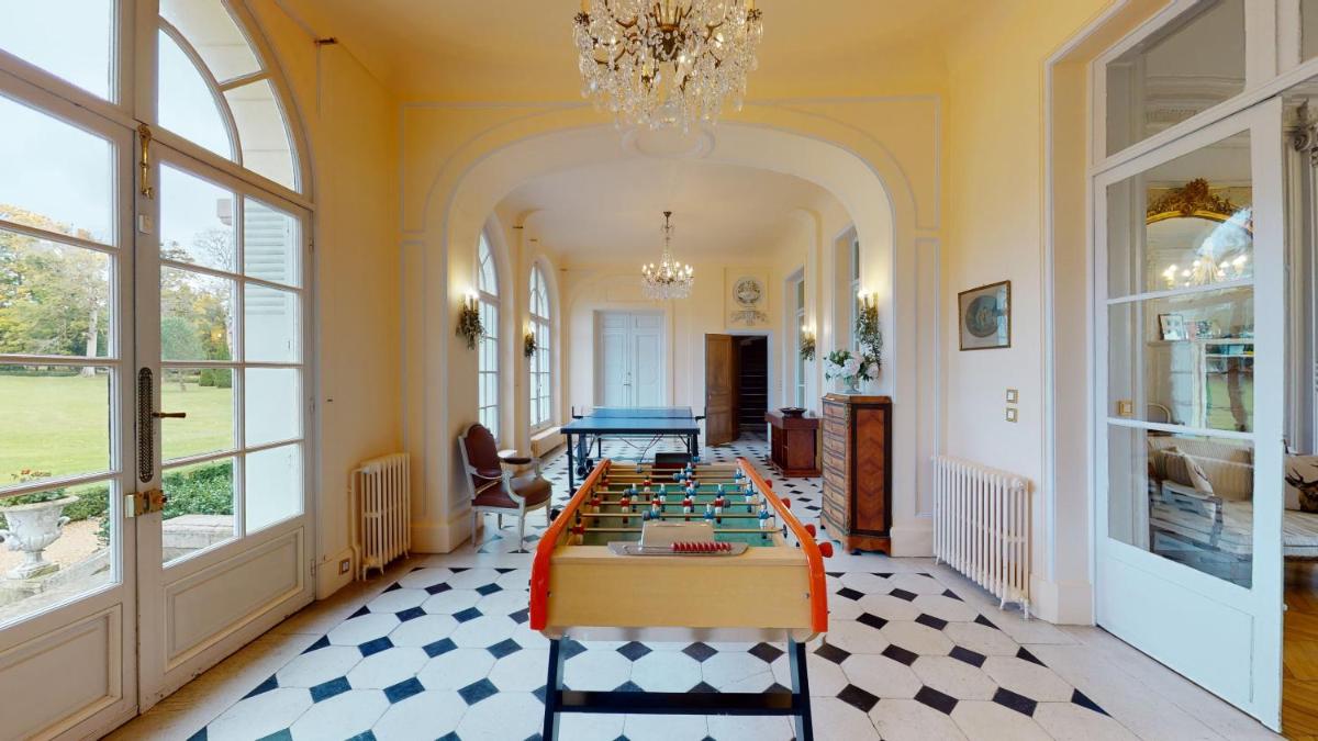 Coin salon dans l'établissement Chateau du boulay morin