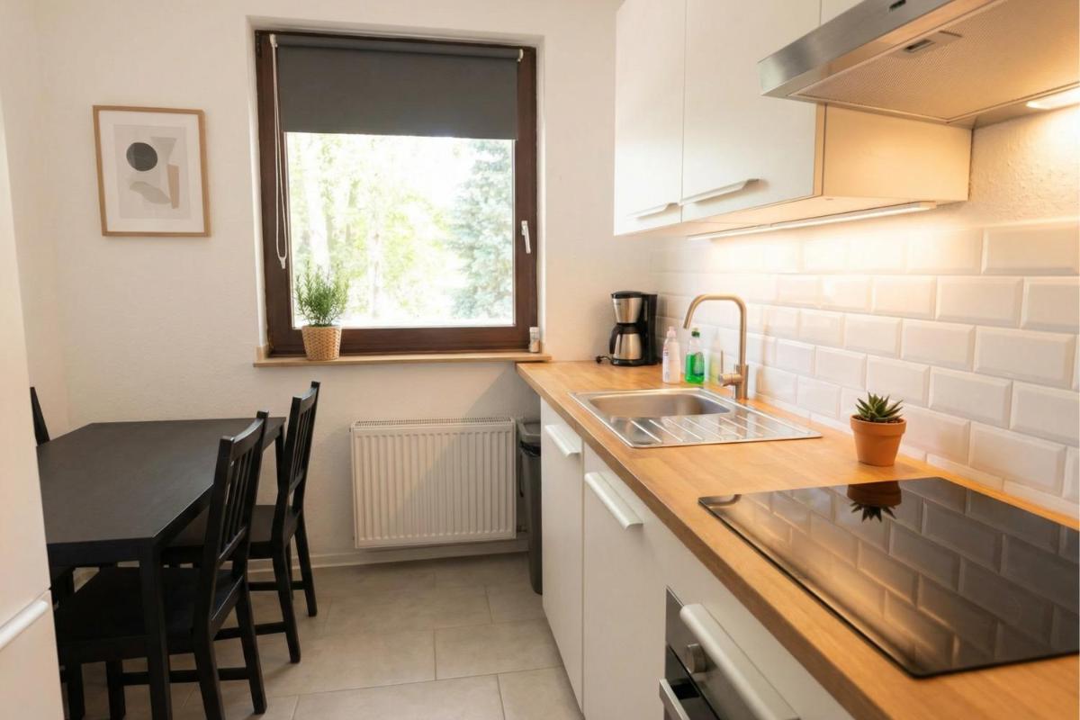 L21-Apartment Geilenkirchen OT Teveren, 3 Zimmer, 6 Betten, Standardisierte Ausstattung, ideal für Reisende, Pendler, Familien - Housity