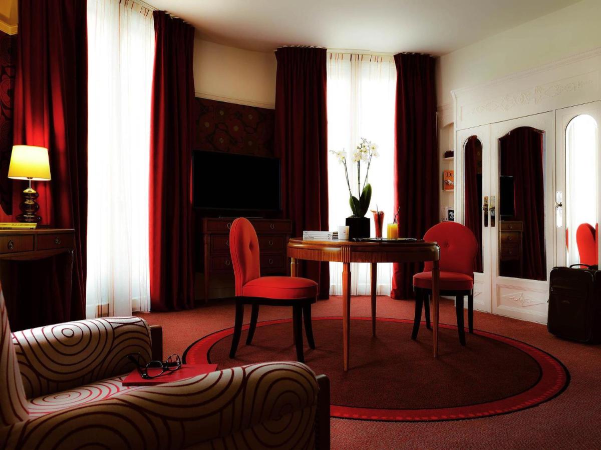 Coin salon dans l'établissement Carlton Hotel Lyon - MGallery Collection