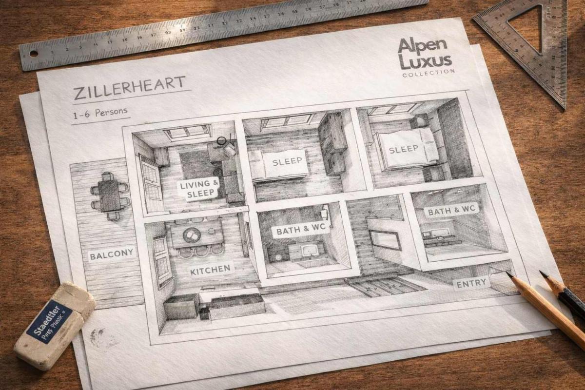 AlpenLuxus presents ZILLERHEART - Balcony und Car Park - Housity