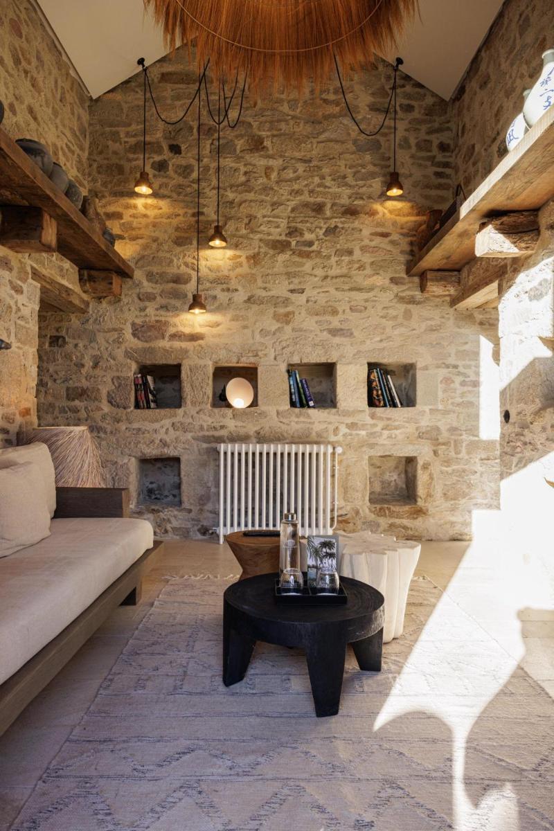 Coin salon dans l'établissement Domaine de Locguénolé & Spa - Relais & Chateaux