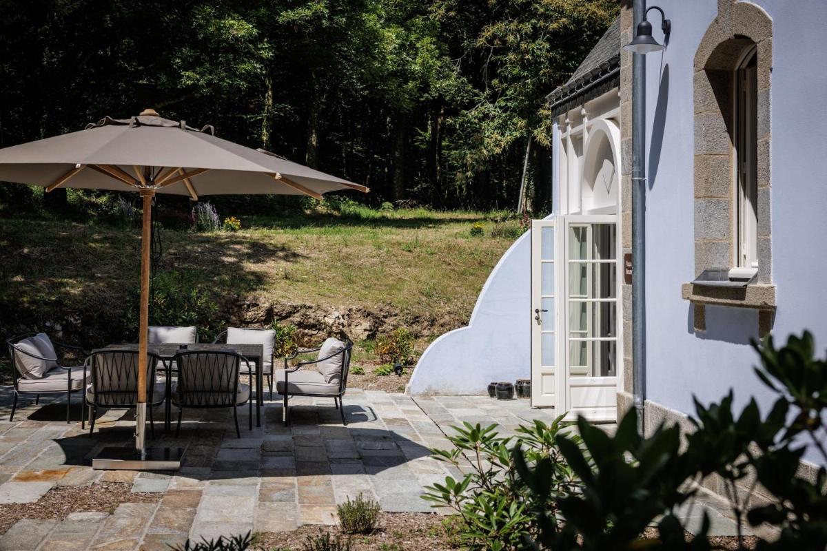 Jardin de l'établissement Domaine de Locguénolé & Spa - Relais & Chateaux