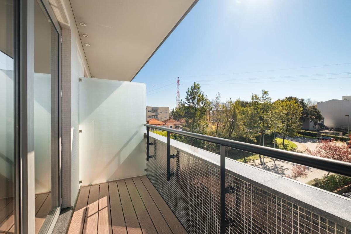 Uma varanda ou terraço em Axis Porto Business & Spa Hotel