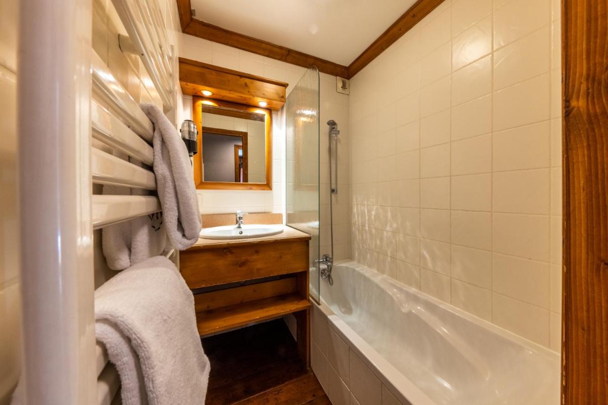 Salle de bains dans l'établissement Résidences Village Montana by Les Etincelles