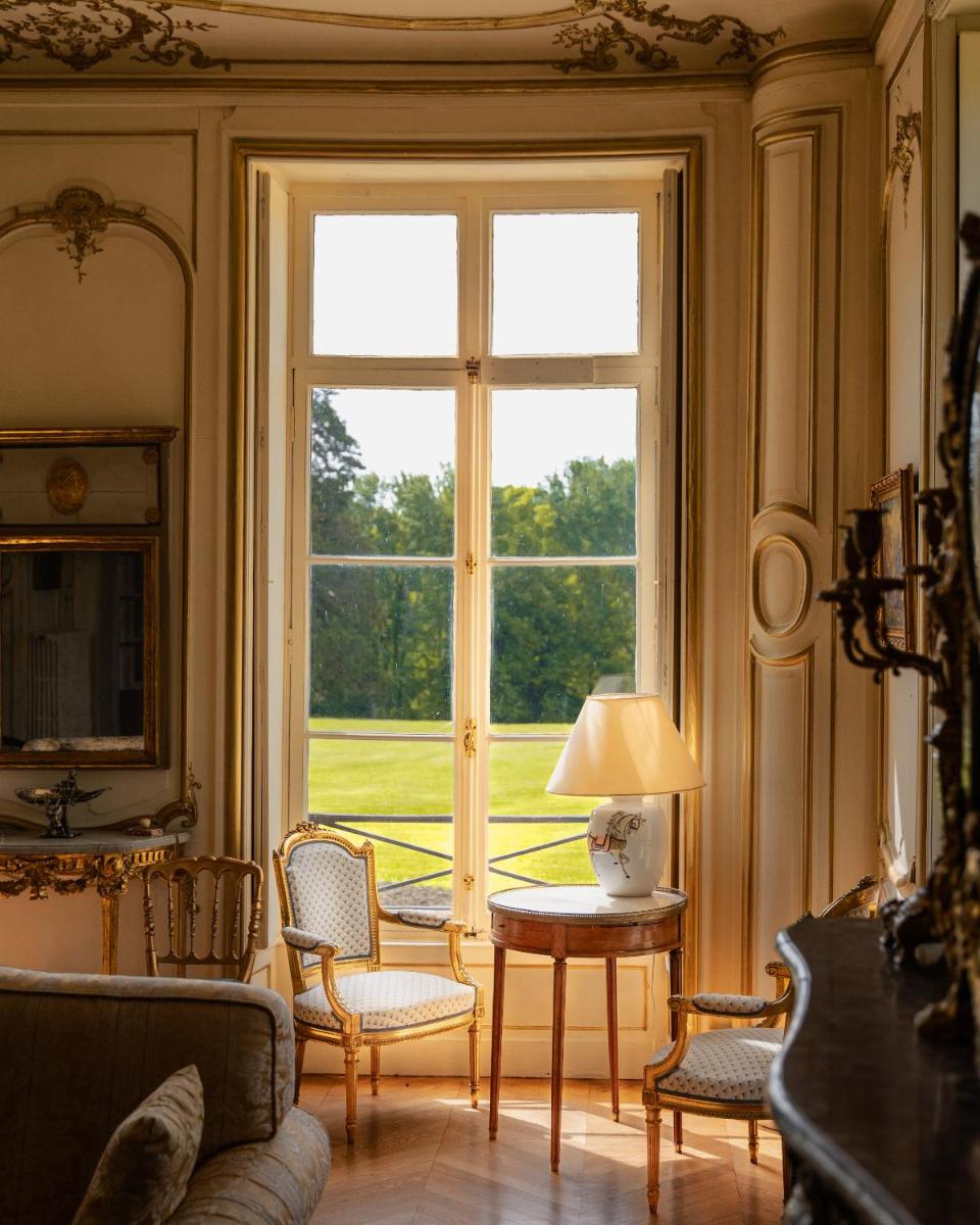 Coin salon dans l'établissement Chateau du boulay morin