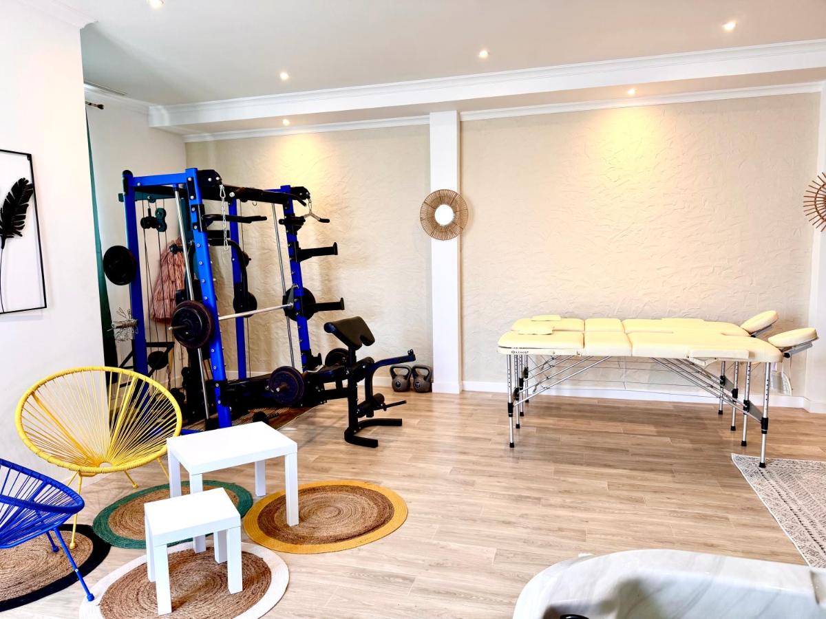 Salle ou équipements de sports de l'établissement Les Rêveries du Clos POMMARD Vignes & SPA& Dégustation