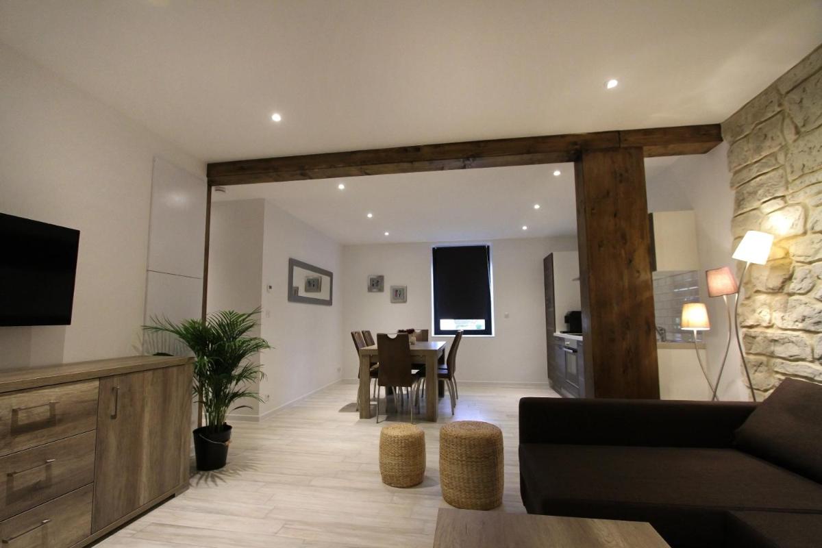 Télévision ou salle de divertissement dans l'établissement Le Moulin d'Oscar & Spa - Mulhouse Nord
