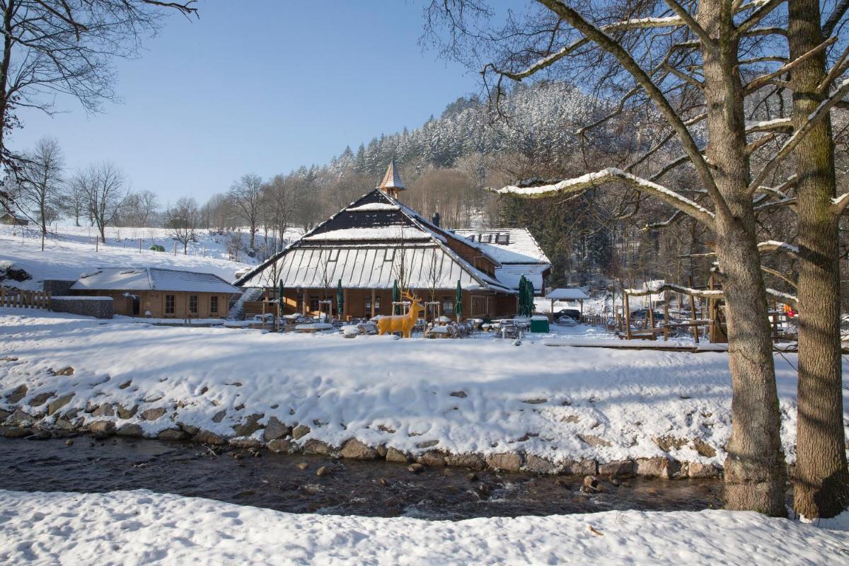 Gästehaus der Geroldsauer Mühle im Winter