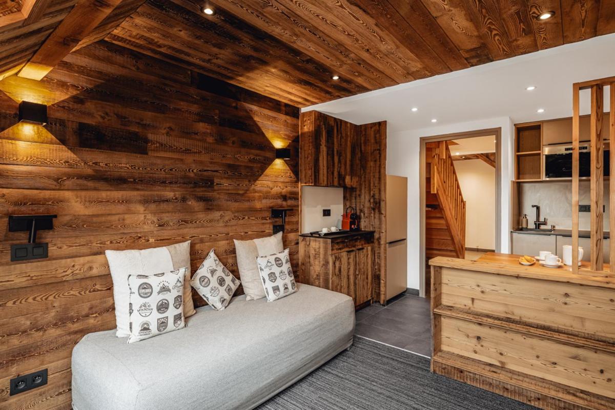 Cuisine ou kitchenette dans l'établissement Alliey & Spa Piscine Appart-hôtel Serre chevalier