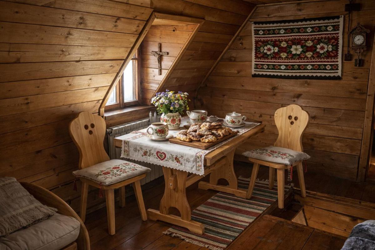 Bacówka w sercu gór - dom z bali w Gorcach - Housity