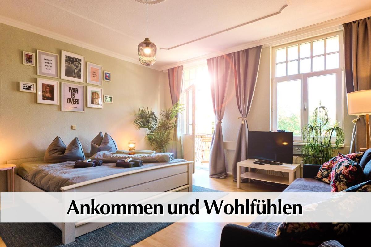12 FEWOs im Jugendstilhaus mit Aufzug, Terrasse, Kingsize-Bett, Smart-TV, etc - Housity