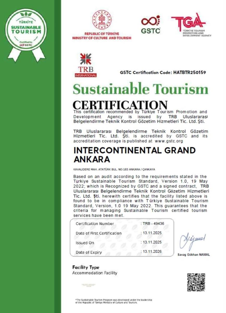 InterContinental Grand Ankara by IHG - Housity