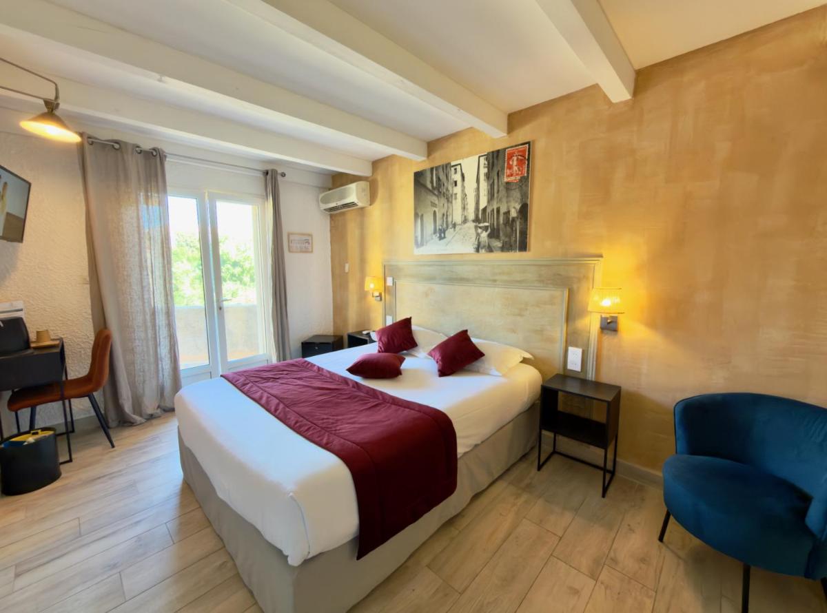 Un ou plusieurs lits dans un hébergement de l'établissement Hôtel Casa Rossa & Spa