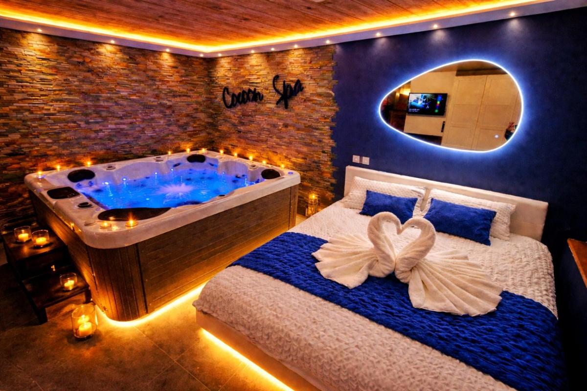 COCOON SPA-4 Pers-Jacuzzi-Parking-Jardin-Clim-Colmar - Housity